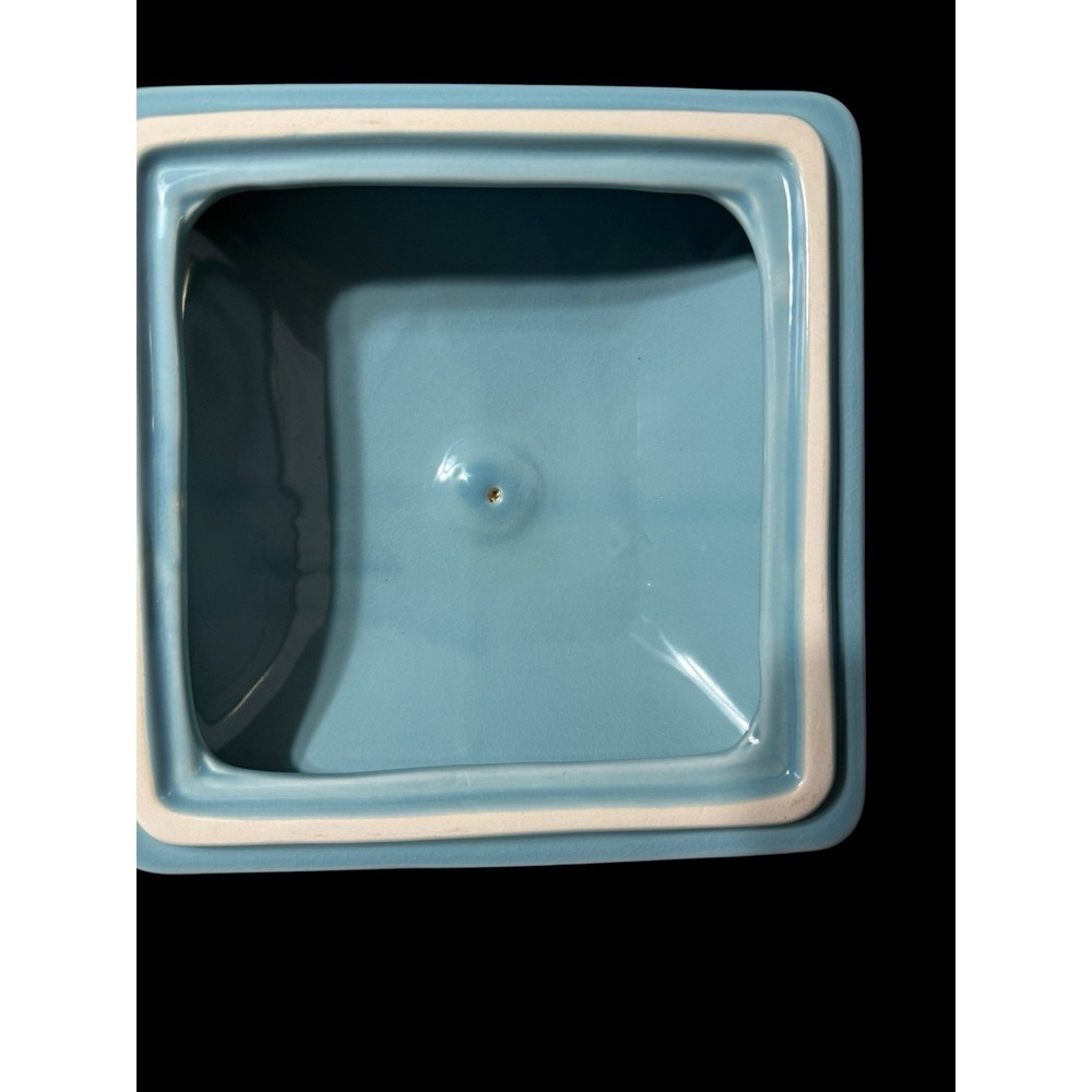 Southern Living Gallery Collection  Pacific Lidded Vegetable Bowl 41036 Blue - Picture 4 of 11